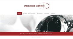 Desktop Screenshot of laikrodziuservisas.lt